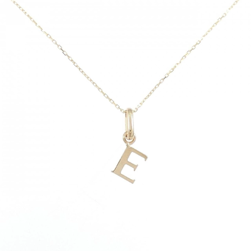 K10YG Chữ cái E Dây chuyền - Hàng hiệu Chính hãng 865192