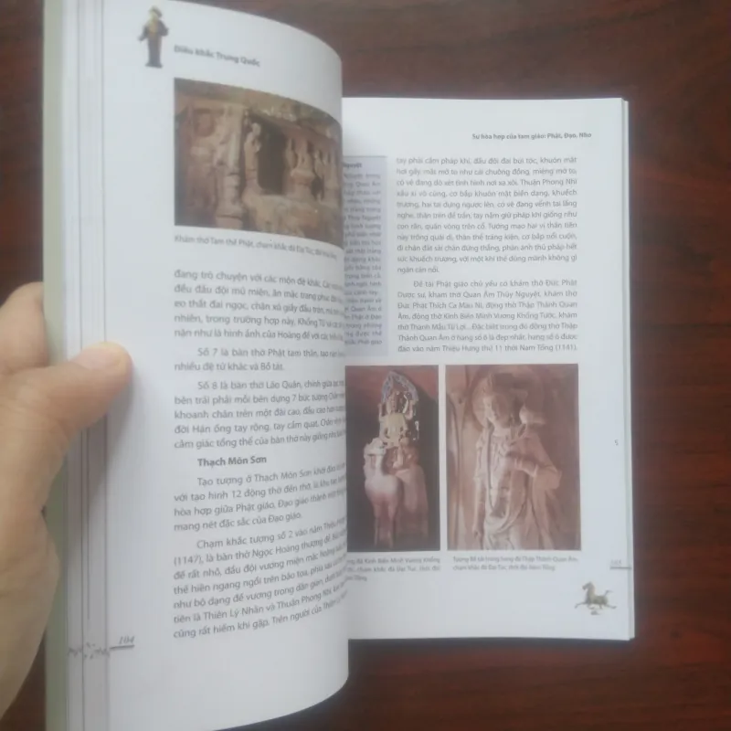 [Sách Mỹ Thuật] Điêu Khắc Trung Quốc (Triệu Văn Binh) Full Color 936999