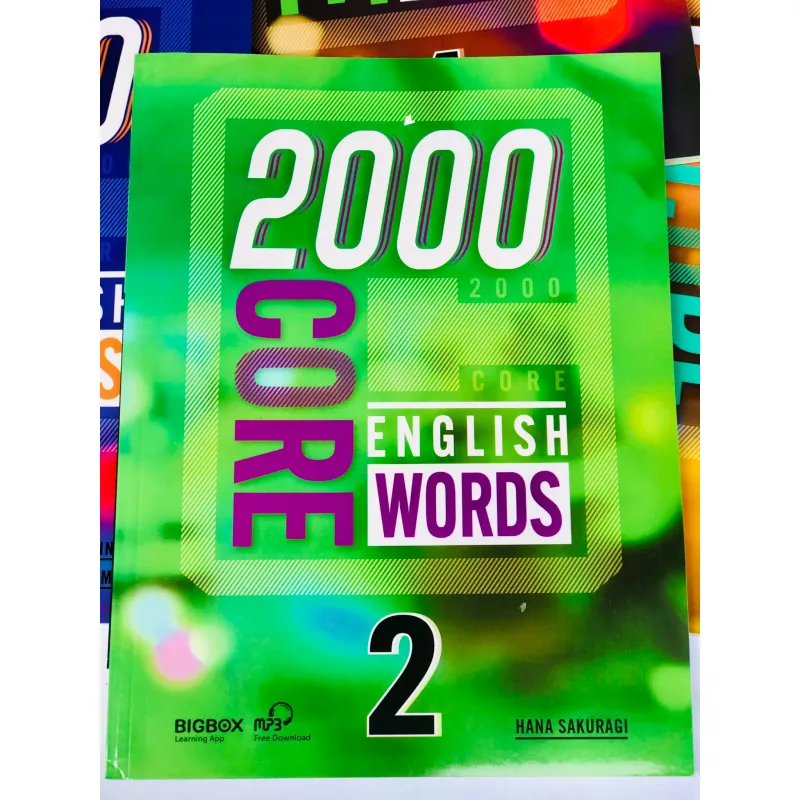 Bộ sách 2000 core English words (4 cuốn) 732956