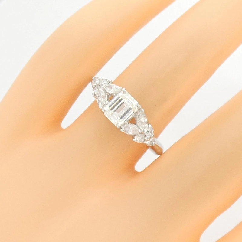 Nhẫn kim cương PT900 1.013CT L SI2 cắt hình thoi - Hàng hiệu Authentic 879423