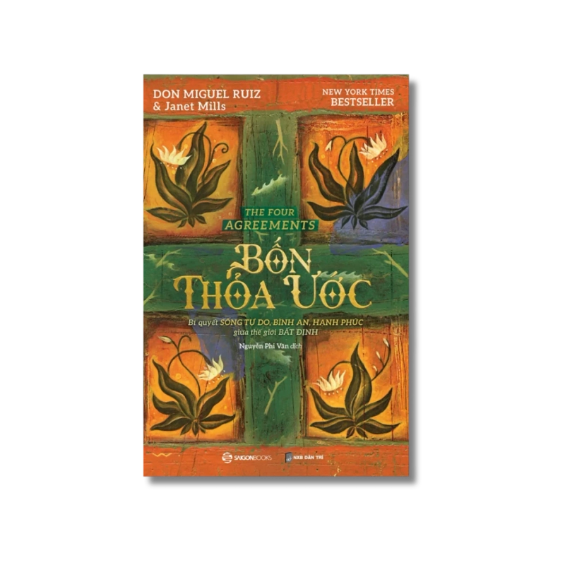 BỐN THỎA ƯỚC - Bí quyết sống tự do, bình an, hạnh phúc giữa thế giới bất định - Janet Mills ; Don Miguel Ruiz 721421