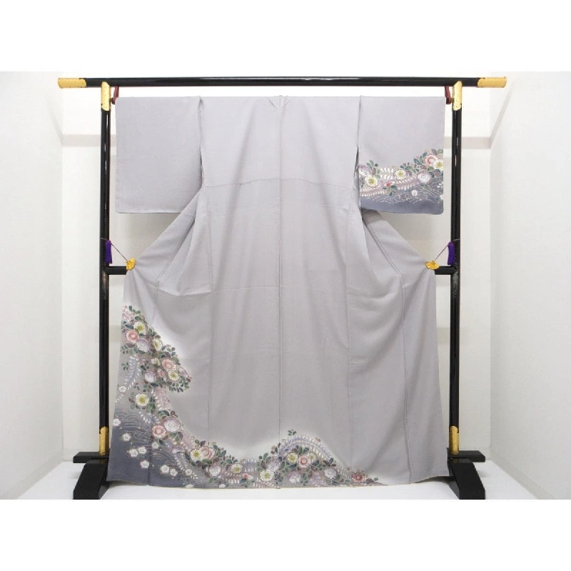 Kimono thăm viếng chế tác vàng Yūzen - Hàng hiệu Authentic 877425