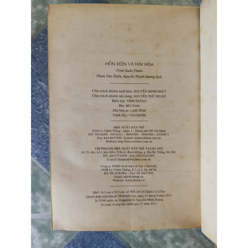 Hỗn độn và hài hòa - Trịnh Xuân Thuận 793598