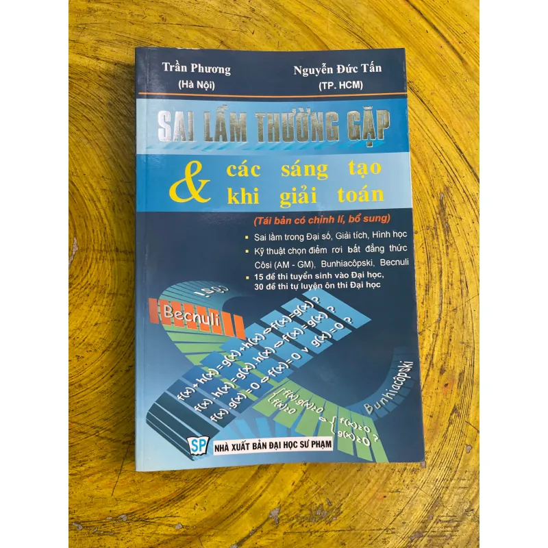 SAI LẦM THƯỜNG GẶP & CÁC SÁNG TẠO KHI GIẢI TOÁN 731464