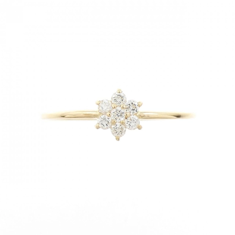 Nhẫn kim cương hoa K18YG 0.10CT - Hàng hiệu Authentic 851078