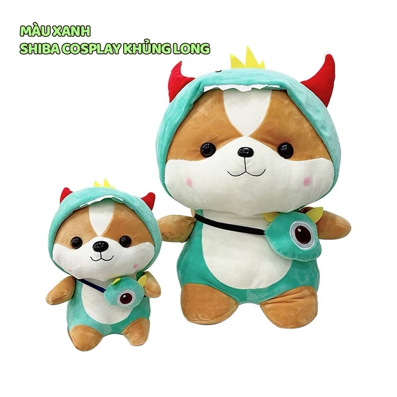 Chó Shiba bông mặc hoodie đáng yêu 333194