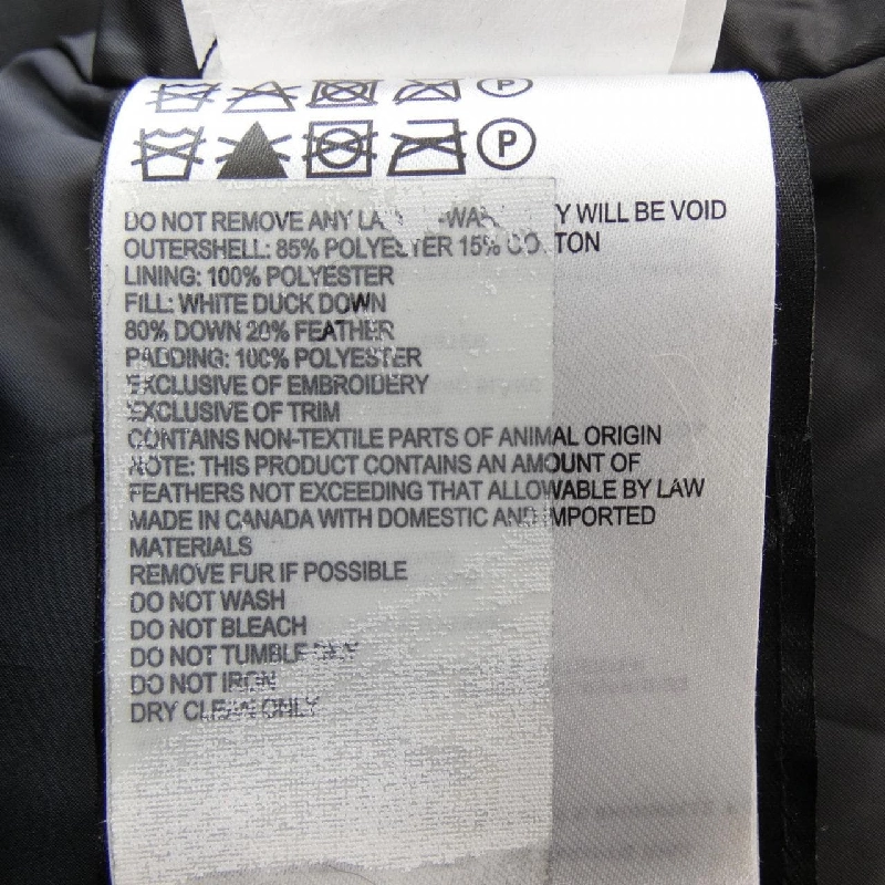 Canada Goose BLACK LABEL 3811LB KINLEY Áo khoác lông vũ - Hàng hiệu Authentic 819099