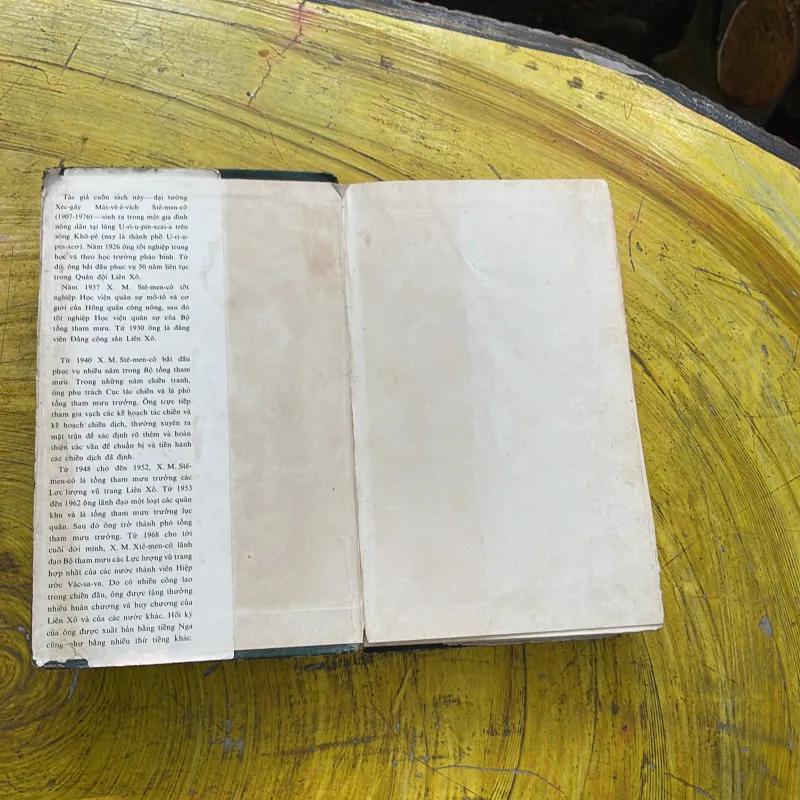 BỘ TỔNG THAM MƯU XÔ - VIẾT TRONG CHIẾN TRANH ( full hai quyển )- X. STÊMENCÔ 751473