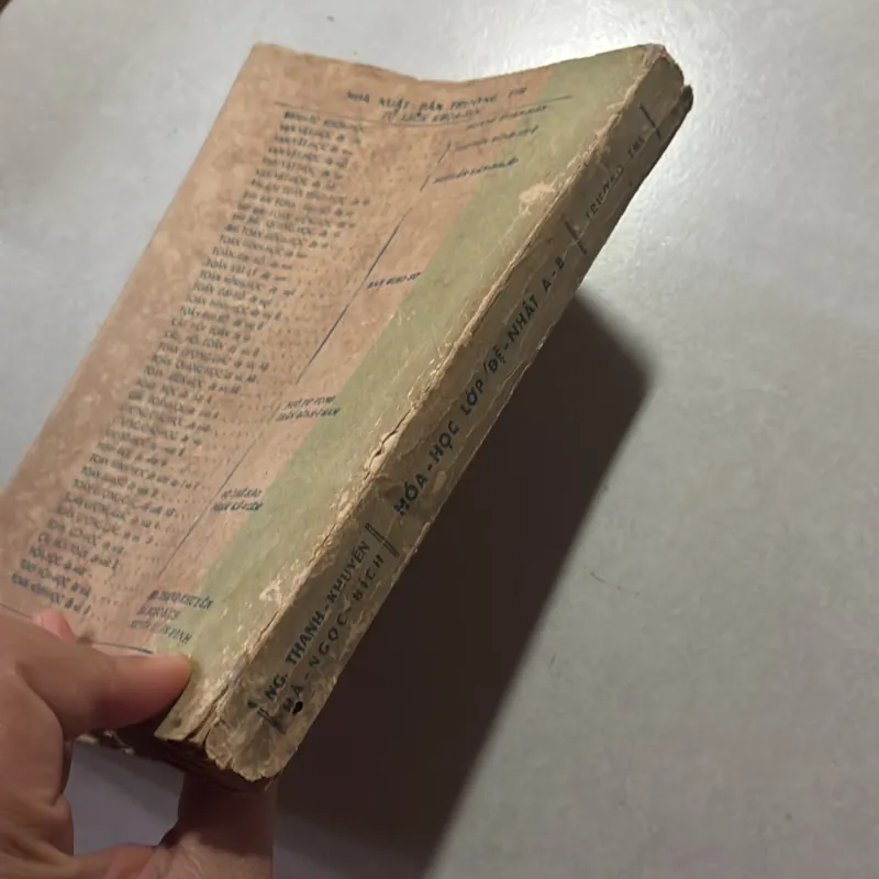 Hóa học - đệ nhất AB và kỹ thuật - 1962s 745337