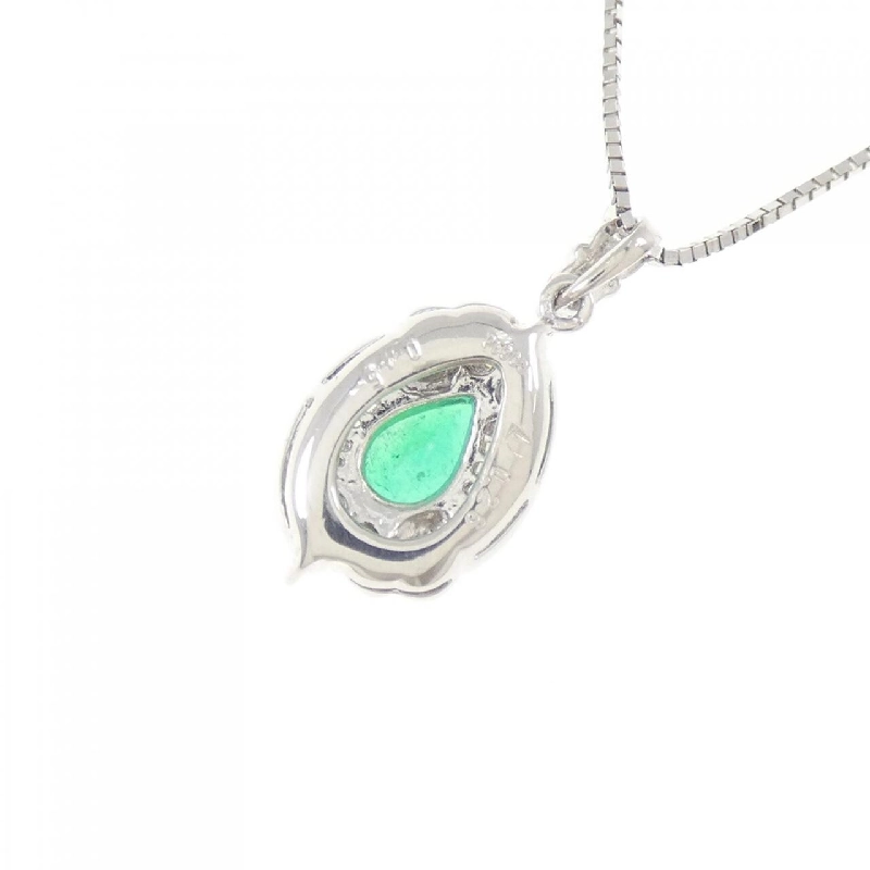 Dây chuyền ngọc lục bảo PT900/PT850 0.45CT - Hàng hiệu Authentic 861843