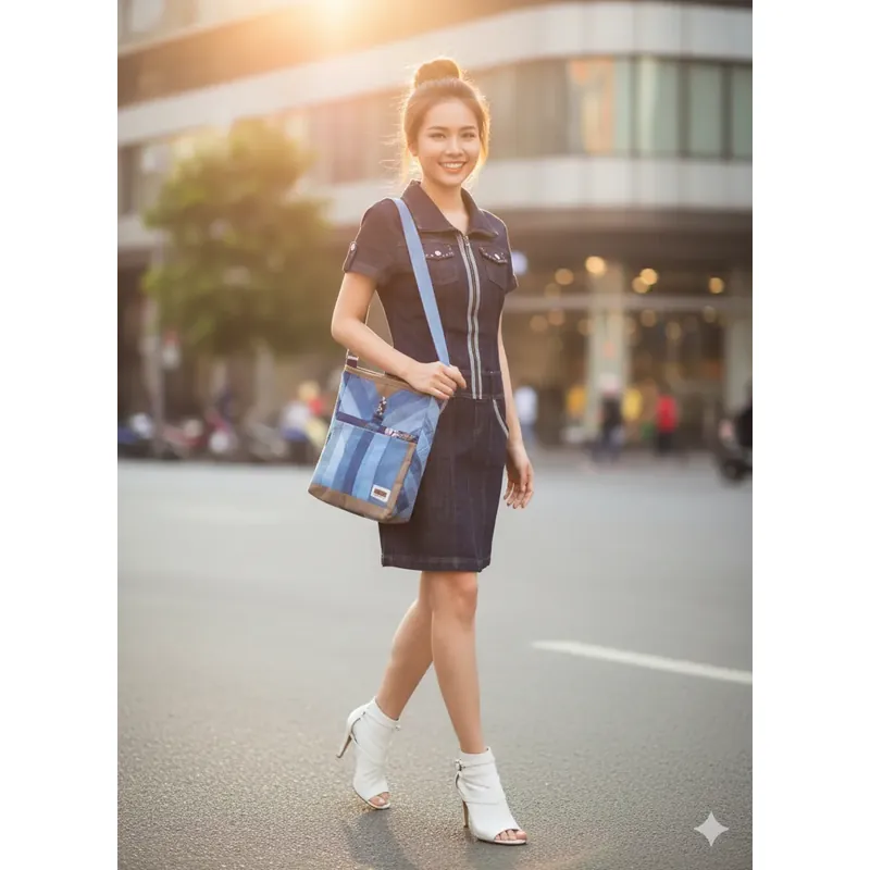 Đầm body jean cao cấp  709180