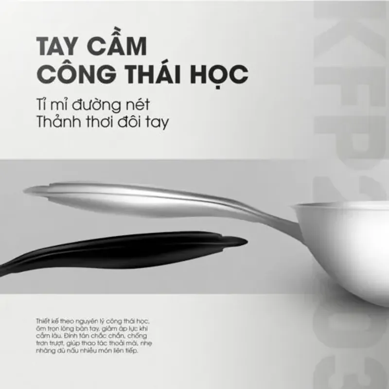 Chảo rán inox liền khối cao cấp KALITE KFP2603 – Hiệu suất bắt từ 98%, size 26cm tiện lợi 572307