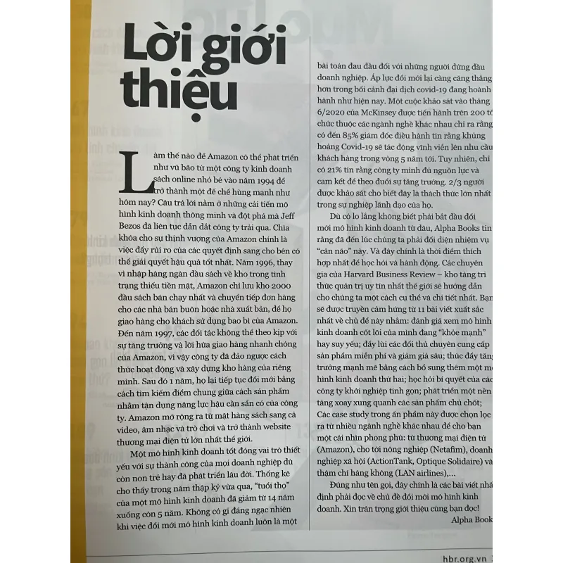 [kinh tế] đổi mới mô hình kinh doanh - Harvard Business Review 1018666