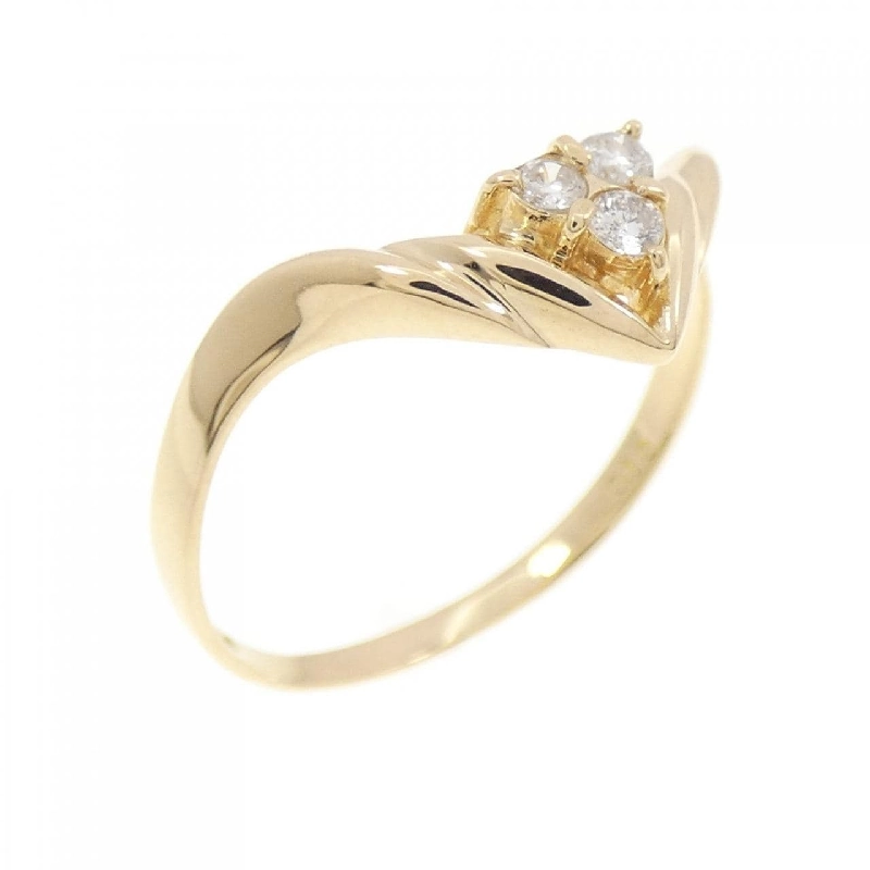 Nhẫn kim cương K18YG 0.10CT - Hàng hiệu Authentic 847304