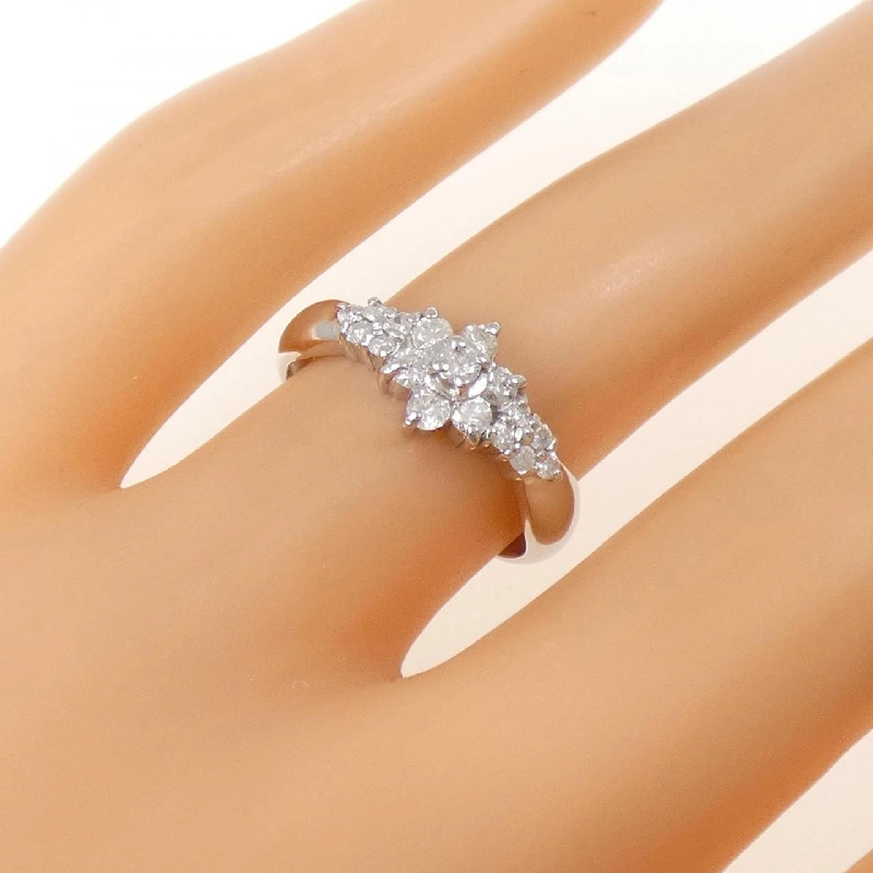 Nhẫn kim cương hoa PT900 0.32CT - Hàng hiệu Authentic 849465