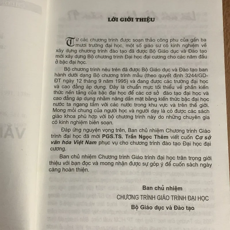 Cơ sở văn hoá Việt Nam, Trần Ngọc Thêm 713186