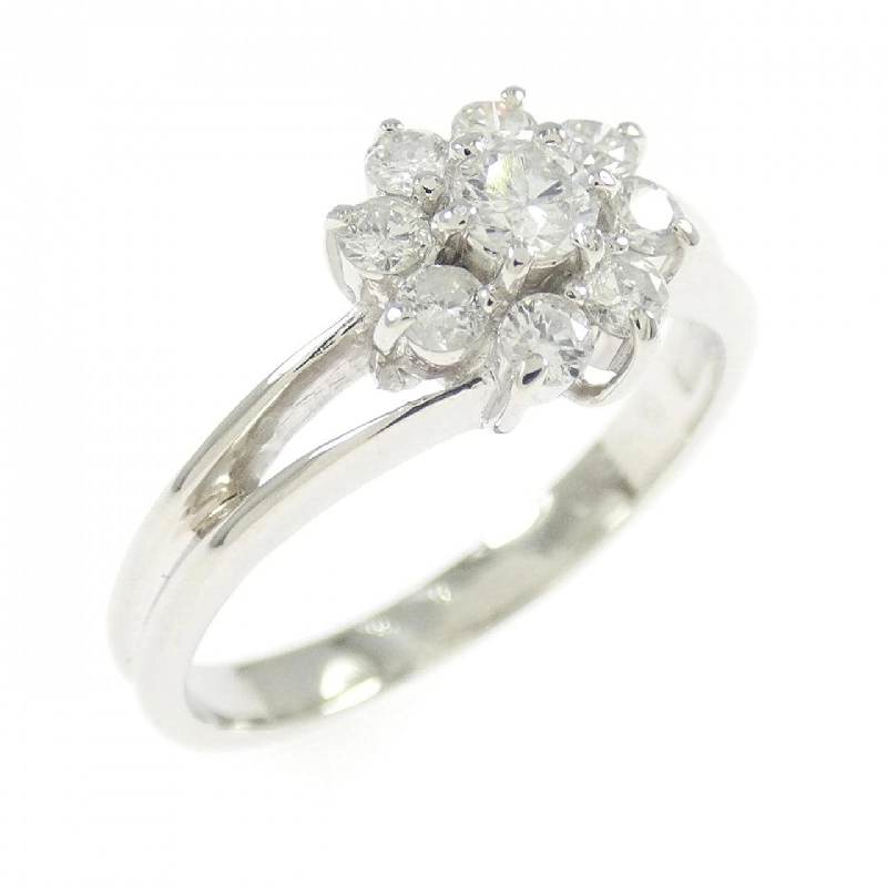 Nhẫn kim cương hoa PT900 0.30CT 668695