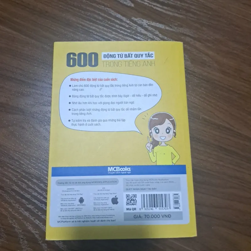 600 Động Từ Bất Quy Tắc Trong Tiếng Anh - The Windy - Chủ biên : Quỳnh Như 805460