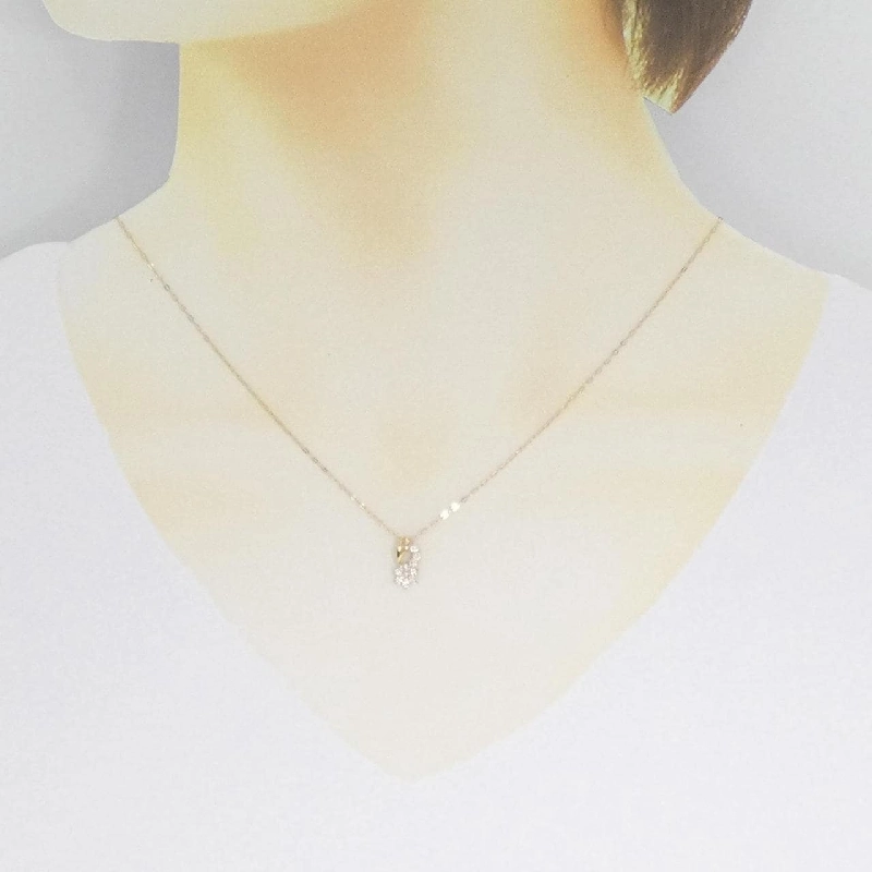 K18YG Dây chuyền kim cương 0.20CT - Hàng hiệu Chính hãng 862459