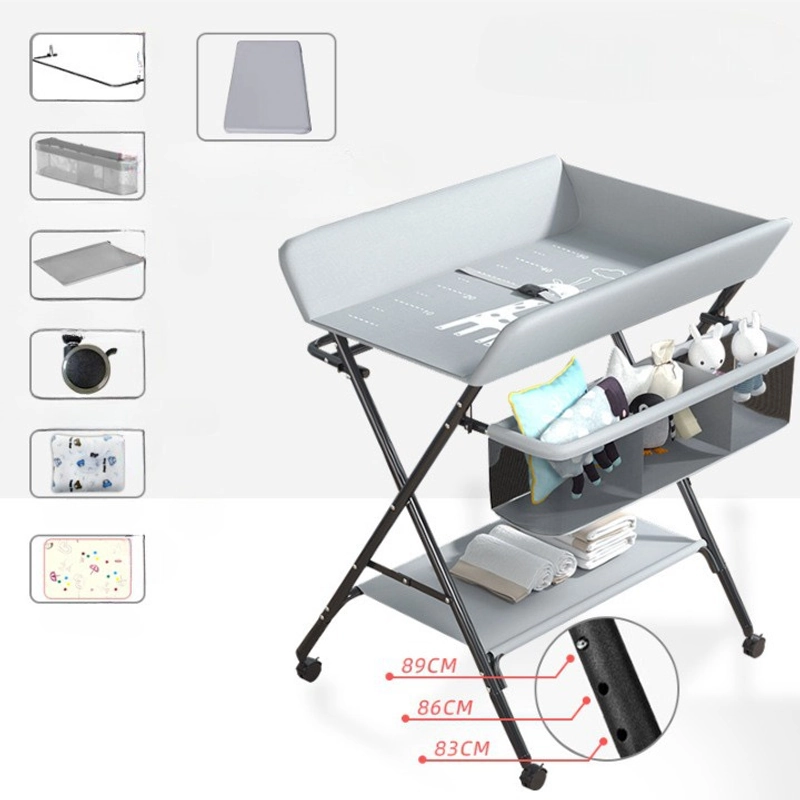 Bàn Thay Tã Di Động Chăm Sóc Em Bé Có Thể Gập Lại Pimo Studi 358234