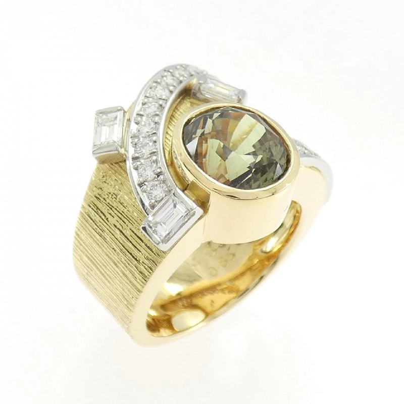 Nhẫn Chrysoberyl K18YG/PT900 4.34CT - Hàng hiệu Chính hãng 855016