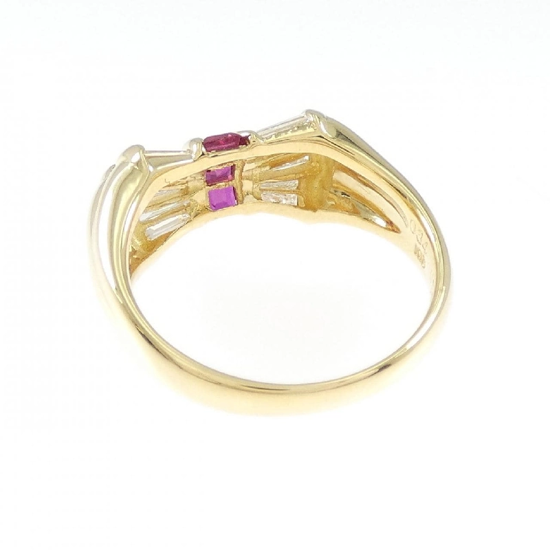 Nhẫn ruby K18YG 0.34CT 669771