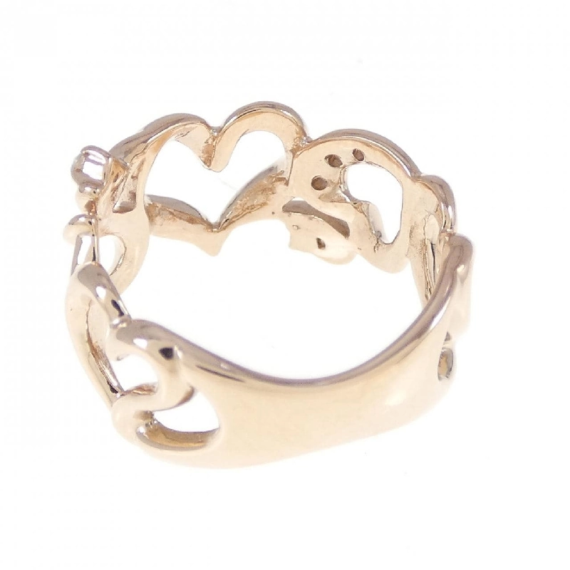 Nhẫn kim cương K10PG hình trái tim 0.06CT 670714