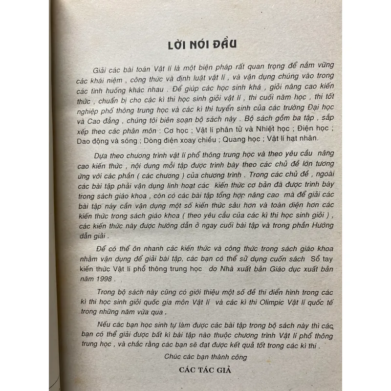 Các bài toán Vật Lí chọn lọc THPT - Cơ học - Nhiệt học (Vũ Thanh Khiết) 679609