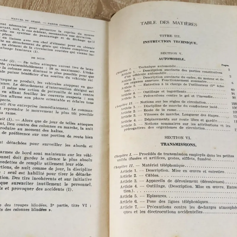 MANUEL DU GRADÉ (Tome II) – Sách quân sự Pháp xưa 1953 971137