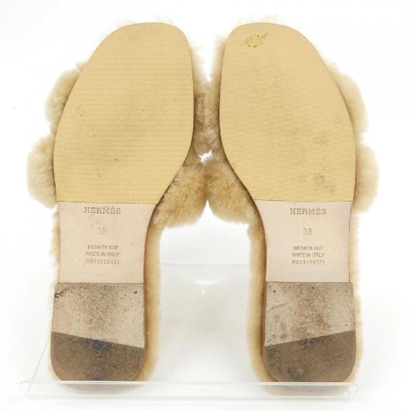 Giày sandal HERMES Oran Shearing 231288Z - Hàng hiệu Chính hãng 830027
