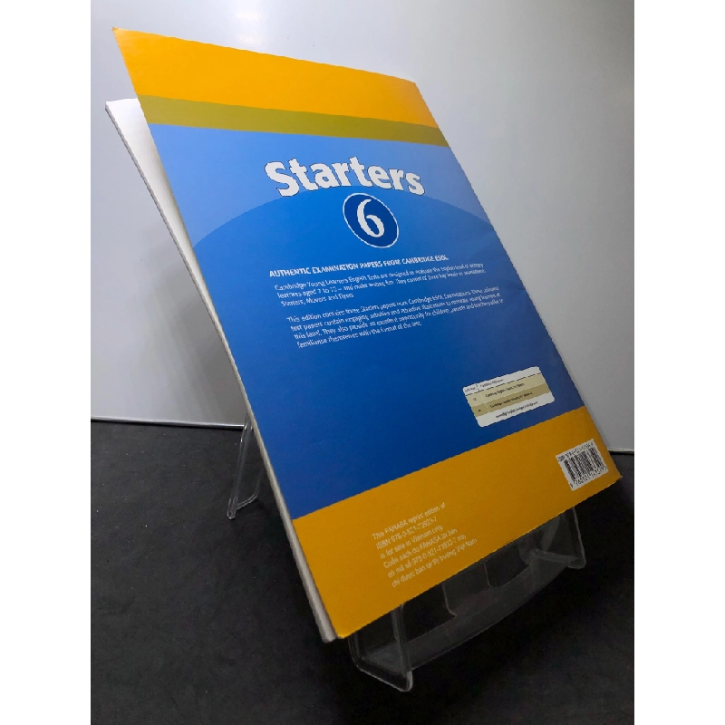 Cambridge English Starters 6 Student's Book mới 85% bẩn nhẹ HPB3107 HỌC NGOẠI NGỮ 450769