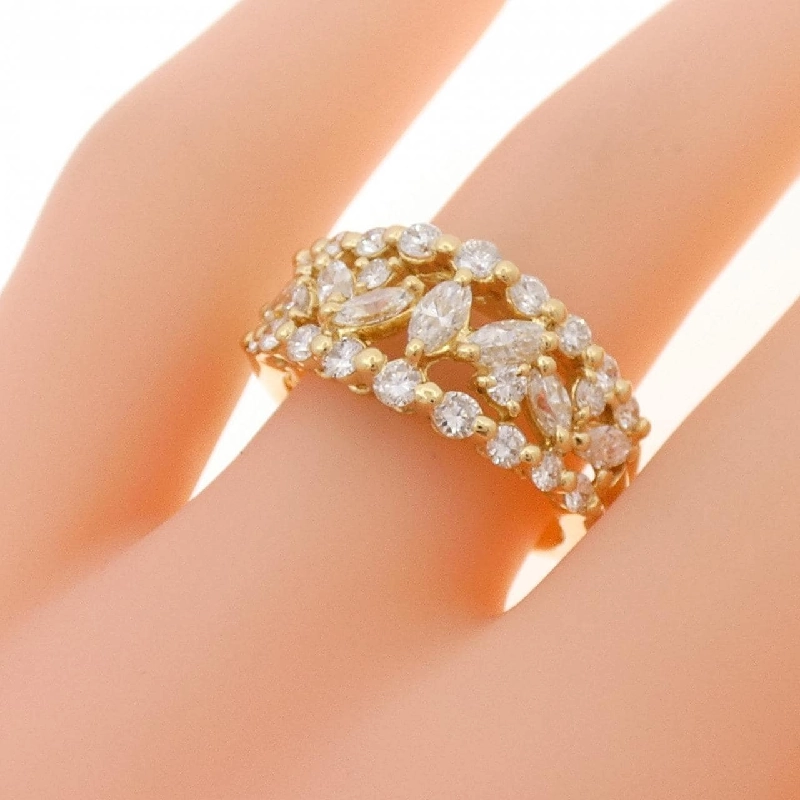 Nhẫn kim cương K18YG 1.35CT - Hàng hiệu Authentic 854373