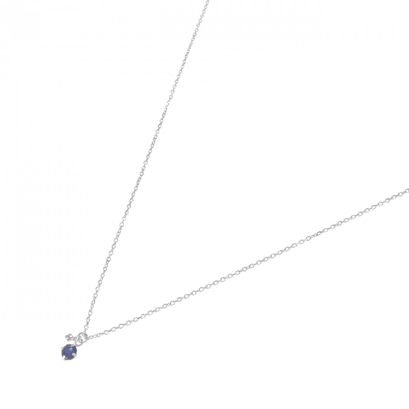 K10WG Sapphire Necklace - Hàng hiệu Authentic 864605