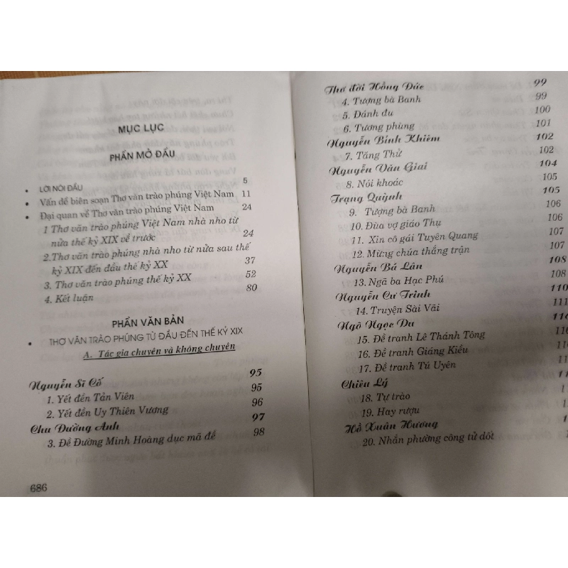 Thơ văn trào phúng Việt Nam - 2003 - 712 trang VĂN HỌC ANTQ1301 762996