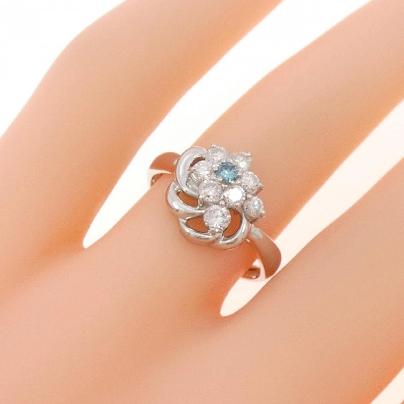 Nhẫn kim cương hoa PT900 0.50CT - Hàng hiệu Authentic 851467