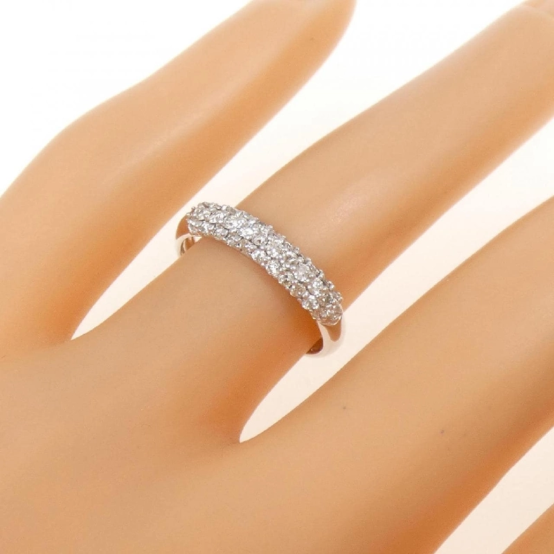Nhẫn kim cương Pavé K18WG 0.39CT - Hàng hiệu Chính hãng 853179