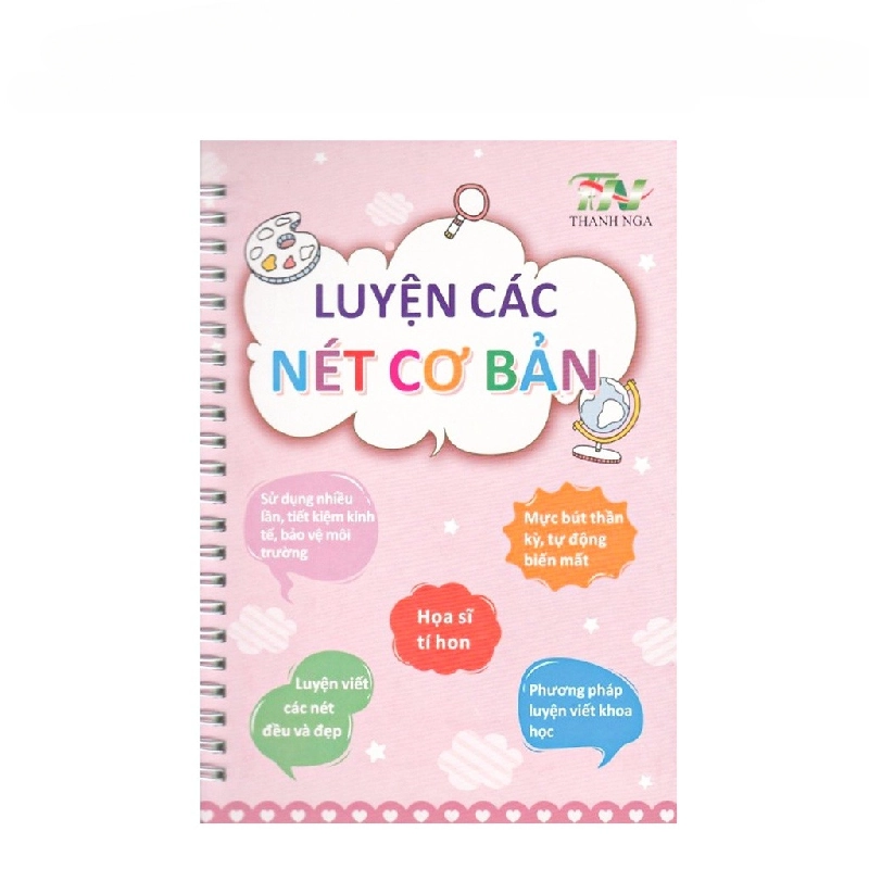 Sách Vở luyện viết chữ thần kỳ tự xóa được (Bộ 3 quyển) 531107