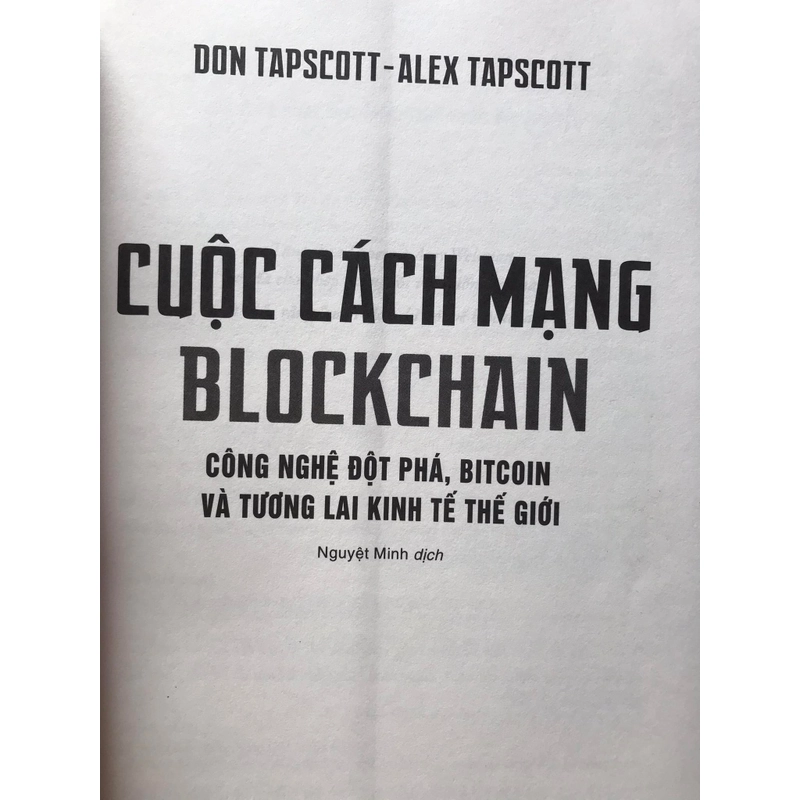 CUỘC CÁCH MẠNG BLOCKCHAIN 466345