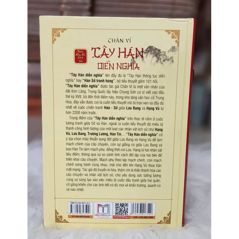 TÂY HÁN DIỄN NGHĨA (Chân Vĩ) - bìa cứng & mới đẹp 731372