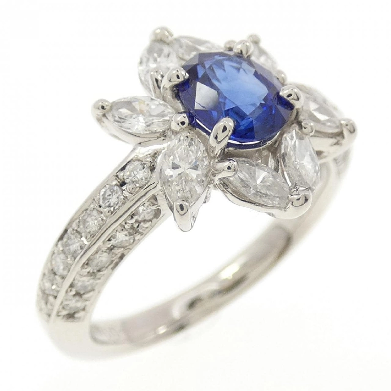 Nhẫn Sapphire Hoa PT900 0.93CT 670647