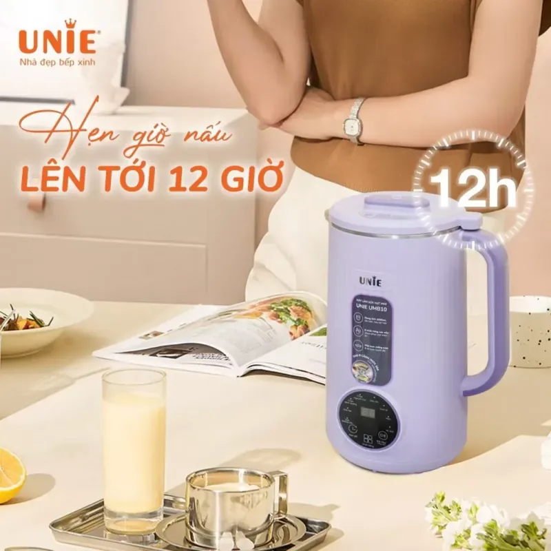 UNIE UMB10 – Máy làm sữa hạt mini cao cấp | Xay nhuyễn mịn, nấu nhanh, chống trào 600048