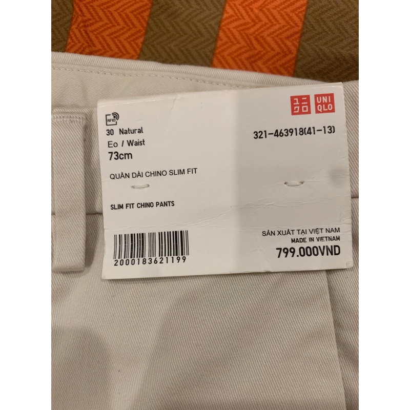 Quần Chino Slim Fit Uniqlo hàng chính hãng 320660