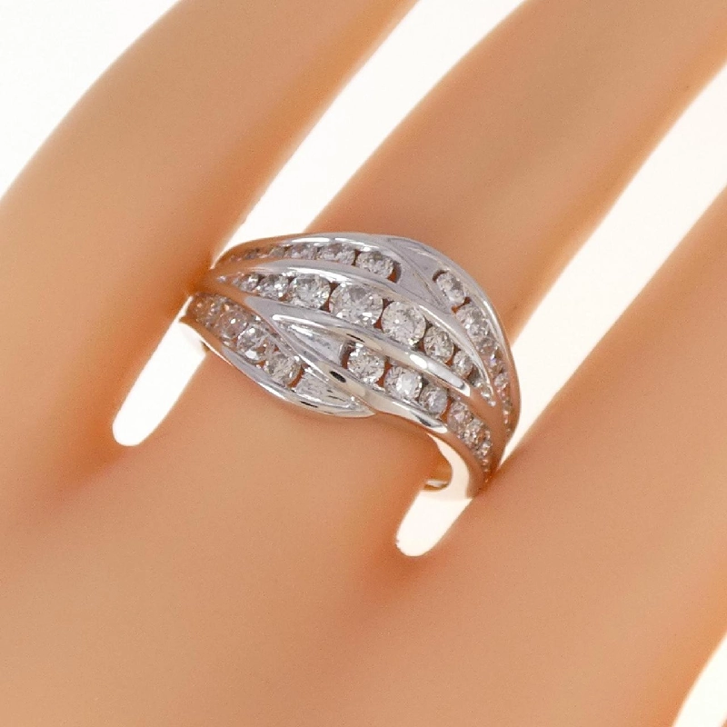 Nhẫn kim cương K18WG 1.25CT 673026