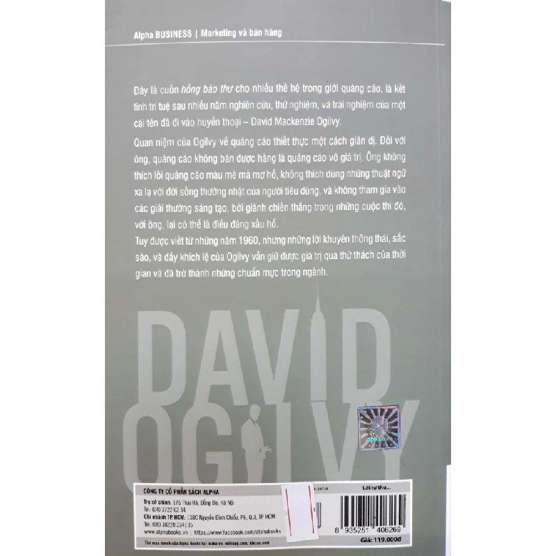 Lời Tự Thú Của Một Bậc Thầy Quảng Cáo - David Ogilvy 138272