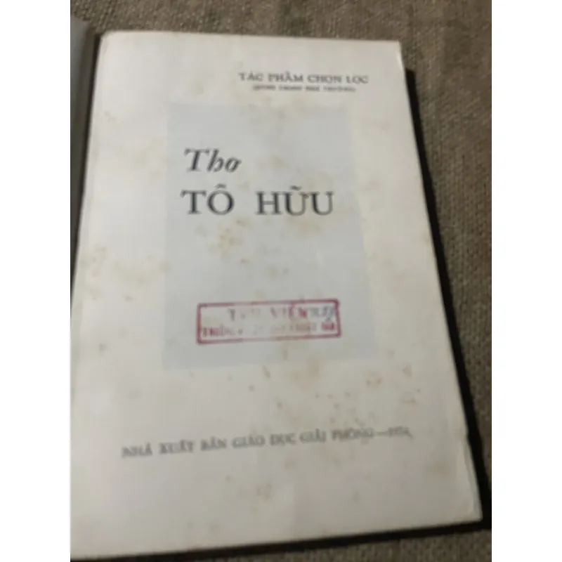 Thơ Tố Hữu in năm 1974 590215