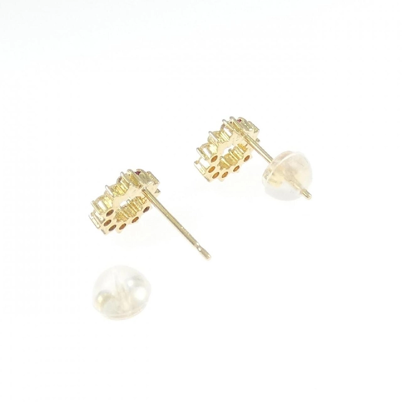 K18YG Bông tai Ruby 0.06CT - Hàng hiệu Chính hãng 867687