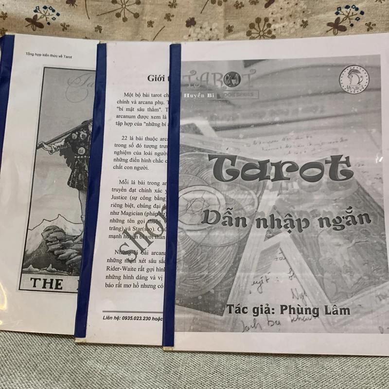 Sách - Combo Sách Học Tarot bản photo, in A4 (combo 2) 279377