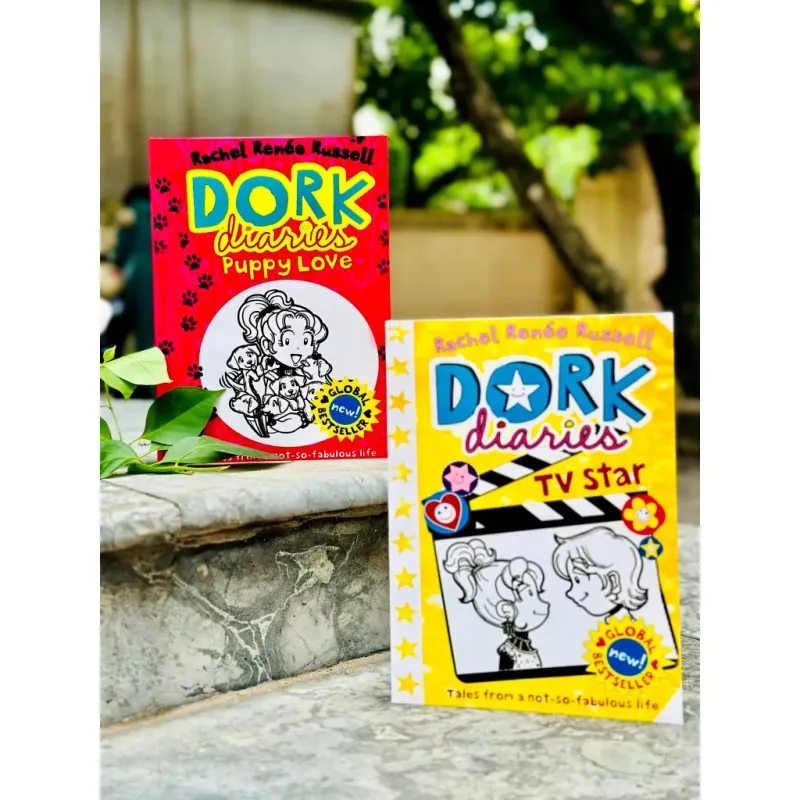 Dork Diaries 18 quyển full hộp cứng xịn, bản cập nhật mới nhất, bản đẹp 740585