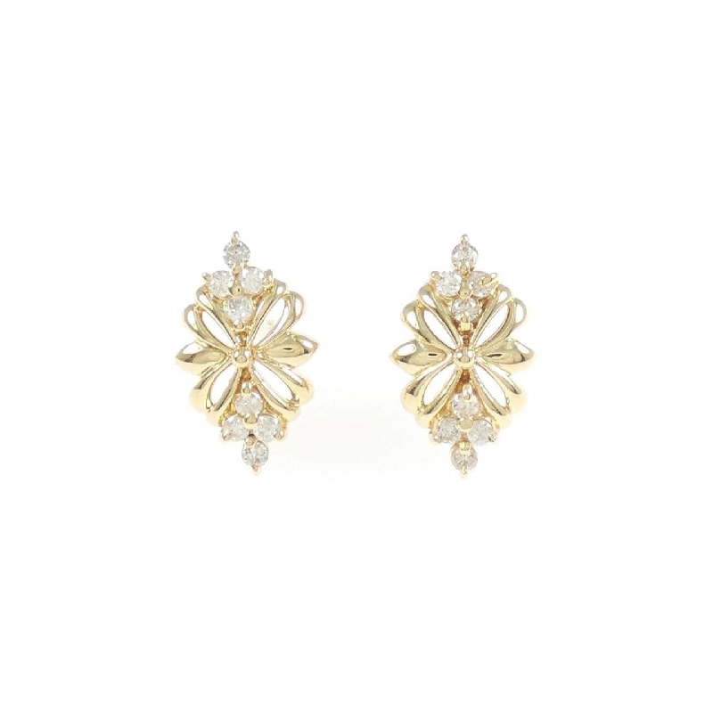 K18YG Bông tai kim cương 0.22CT - Hàng hiệu Chính hãng 866683