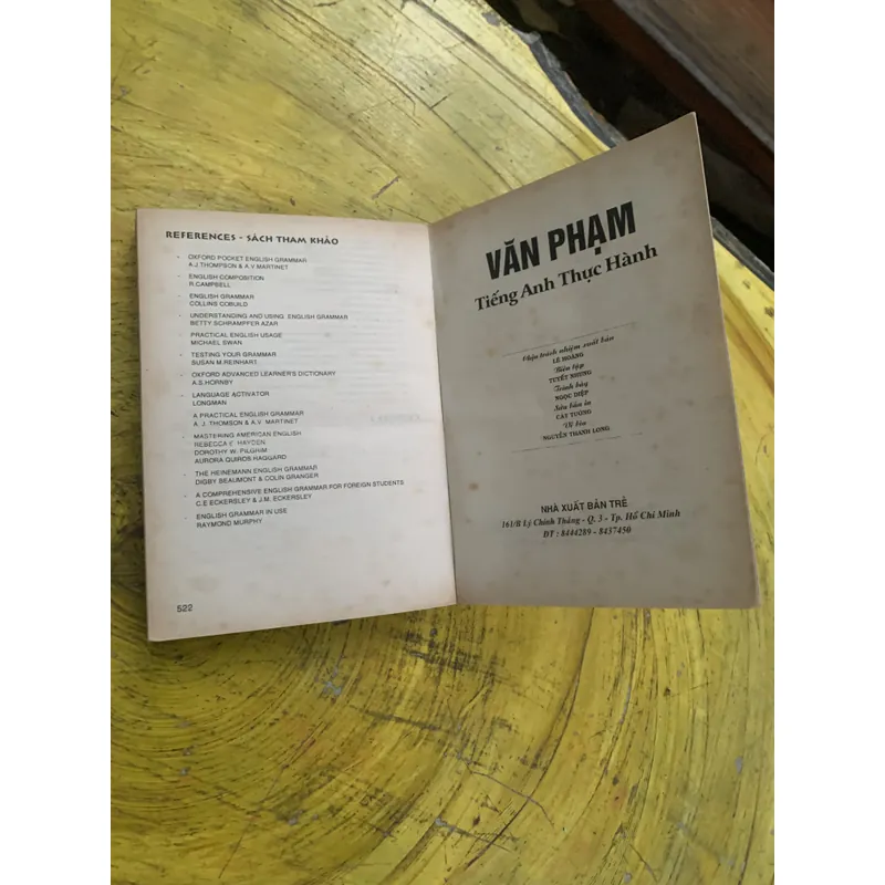 VĂN PHẠM TIẾNG ANH THỰC HÀNH PRACTICAL ENGLISH GRAMMAR  737690